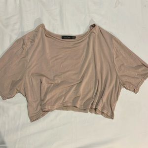 Nude Crop Top